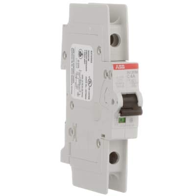 Miniature Circuit Breaker; Trip Curve C; 4 Amp; 1 Pole; UL489, SU201M-C4