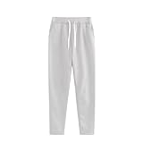 Compra Online Pantalon Chandal Mujer,Pantalones Mujer Otoño e Invierno con Bolsillos Cintura Elástica Cordón Ligeros Transpirables Jogging Pantalón Deporte Cómodos Holgados Liso Yoga Pants 2025