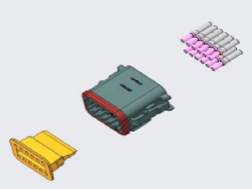 Deutsch - DT06-12SA-COMPLETE - DT06-12SA CON and WEG - (Pack of 1)