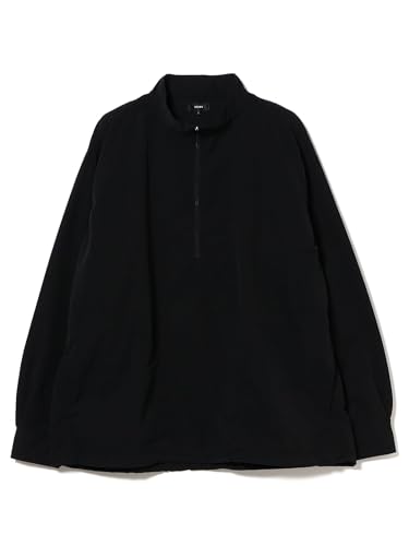 [ビームス] L/Sシャツ 撥水 ワイドフィット プルオーバーシャツ メンズ BLACK L 11111249803