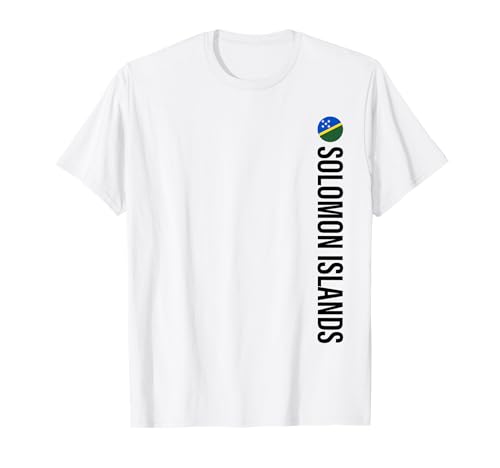 Solomon Islands Flag Vertical T-Shirt