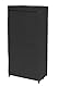 WENKO Kleiderschrank Deep Black mit Ablage