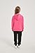 Phedrew Kids Cotton Hoodies Toddlers' Fall Fashion Outfits Pullover Hooded Sweatshirts with Pocket for Boys and Girls（2-14 Years） Hot Pink