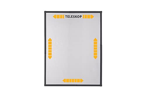 Preisvergleich Produktbild empasa Fliegengitter Teleskopbausatz SLIDE für Fenster ohne Sägen ausziehbar Teleskoprahmen aus Aluminium Insektenschutz Mückengitter 120 x 140 cm in weiß, braun oder anthrazit