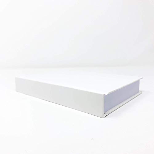 CovoBook | Real Blank Hardcover Book | Sketch Notebook Art Journal | Modern Home Shelf Décor, Staging, Wedding, Display Prop, Instant Library, Interior Design | Choose Your Colors: White Gray Black