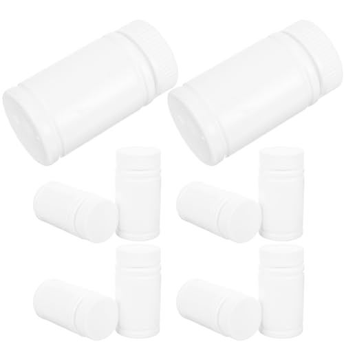 Beavorty ��̃{�g�� 10�Z�b�g 120ml����ۂ��e�� �X�N�����[�L���b�v���݌v �R��h�~���\ �g�їp�p�E�_�[�z���_�[ �i���� ���{ �T�v�������g�ۑ��p