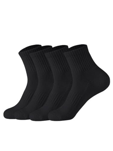 2 Pairs Socks Mens Dress Socks for Business Men Casual Black Long Sock Outdoor Sports Sock (Size: 6-12)