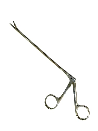 Long Reach Alligator Forceps with Graspping Serrated Tips ENT Instrument Hartman Alligator Forceps 3.5" 5.5" 6.5" 8" (5.5 in)
