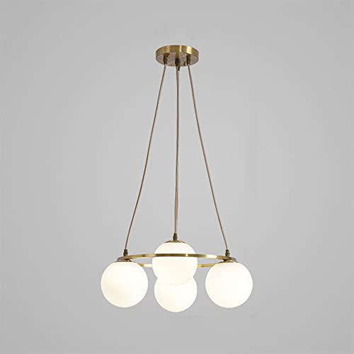 Lustre moderne en laiton E27 suspension nordique salon chambre table à manger luminaire JOMBID