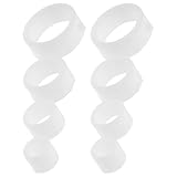 GALPADA Adaptateurs de Diamètre pour Meule 2 Pièces Manchons en Plastique Entretoises de Meule pour Meuleuse d'Établi Compatible de Touret Bois Métal Pierre