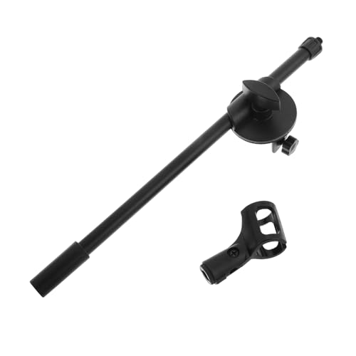 Toddmomy Mic Holder Clamp Universal Microphone Stand Clip Desk/floor Lightweight Easy to Transport Recording Studio