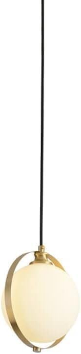 Candelabros modernos de cristal dorados con suspensión de diseño minimalista para isla de cocina