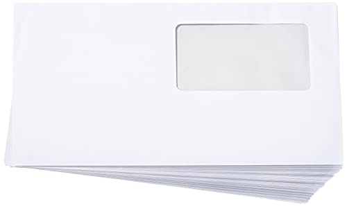 Herlitz Envelop Din Lang, Zelfklevend Met Venster, 100 Stuks Met Binnendruk In Folieverpakking, Gelast, Wit - Afbeelding 4