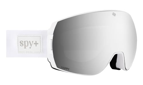 Gafas Spy+ Legacy contra la luz plana en la nieve con dos lentes de espejo intercambiables