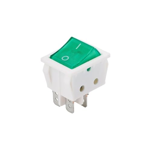 Interrupteur KCD4 250VAC 30A de précision avec capuchon robuste et LED