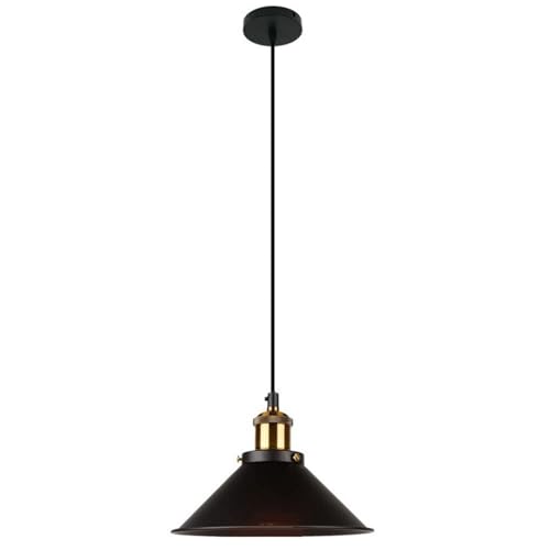 Lámpara colgante industrial de 3 cabezas con base E27 para techo de comedor