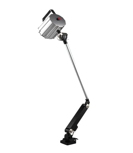 Lámpara de trabajo de brazo largo en aluminio con óptica LED de alta resistencia de 12W