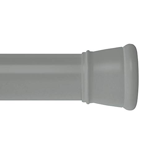 Story@Home (100 CM TO 160 CM) Adjustable Simple Lightweight Rustproof Metal -Length Shower Curtain Tension Rod, Grey
