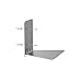 Umbra Conceal Floating Bookshelf, Large, Silver