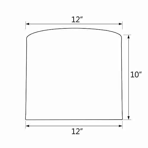 Aspen Creative 31097 Contemporary Drum (Cylinder) Shaped Spider Construction Lamp Shade In Beige, 12" Wide (12" X 12" X 10") #TOP4