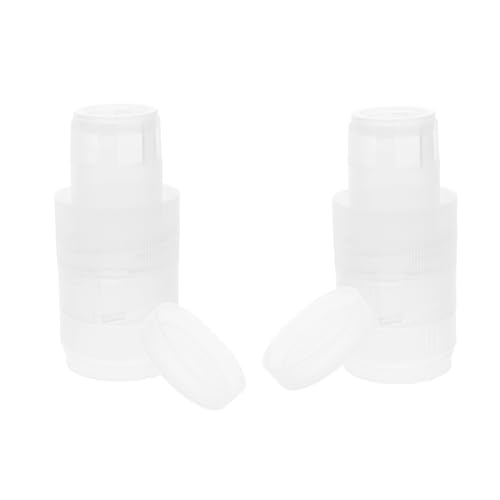 Holibanna 2 Pack Small Plastic Bottle Lid Honey Water Separation Lid Replacement Bottle Cap for Home Travel