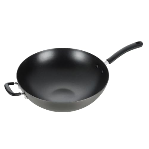 Image of T-Fal Ultimate Non Stick Wok, 14 Inch, Onyx