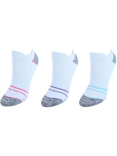 Image of Fruit of the Loom Women's Premium Seamless No Show Tab Socks (3 Pack)