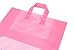 Prime Line Packaging Plastic Gift Bags, Frosted Pink Gift Bags Large with Handles for Small Business, Shopping, Grocery, Boutique, Retail Supplies, Bulk, 16x6x12, 100 Pack