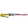 532nm -200 Green Laser Diode Module 3.7v-4.2v Heatsink w/Driver & Spring
