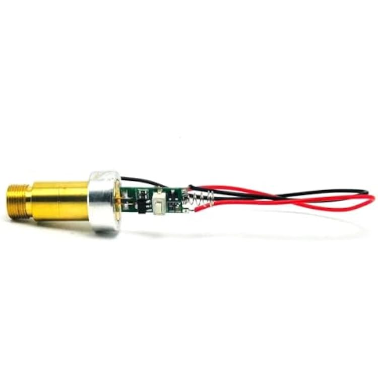 532nm -200 Green Laser Diode Module 3.7v-4.2v Heatsink w/Driver & Spring