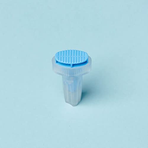 Image of Medline Sterile Safety Lancets with Push-Button Activation, 28G x 1.6 mm, Box of 200: Dependable Blood Sampling Device for Blood Glucose Testing