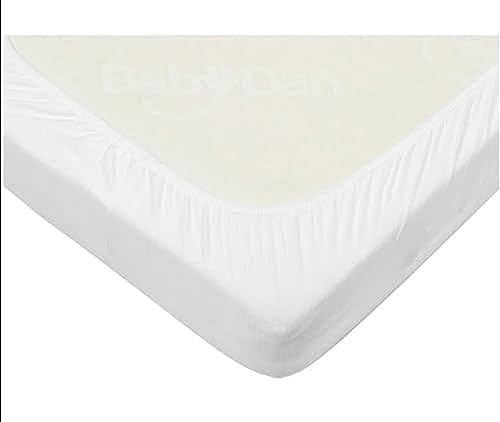 Baby Dan, lenzuolo con angoli elasticizzati impermeabile per lettino da trasporto, bianco (75 x 30 cm)