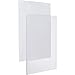 Acrylic Sign Holder 8.5 x 11 - Clear Frame Paper Holder with Multiple Mounting Options Included, Wall Mount Frame 8.5x11 inches, Perfect for Home, Office, Store, Restaurant, School and More (6 Pack)