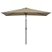 Produktbild vidaXL Sonnenschirm 300x200 cm Taupe Ampelschirm Marktschirm Gartenschirm