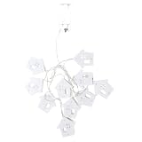 Guirlande lumineuse décorative – fabriquée en bois et matériaux légers, cette guirlande est durable et parfaitement sûre pour une utilisation en intérieur, idéale pour les fêtes