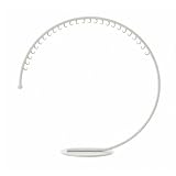 Genérico Perchero Redondo De 360°,Organizador Ropa Multiusos,con Ganchos 22/26/36,Marco Hierro Resistente,Capacidad Carga 150 Kg For Grandes Centros Comerciales Al Por Menor(White,120x135cm)