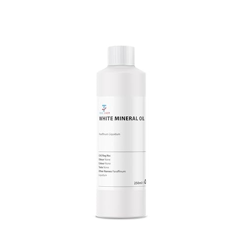 True Chem - Premium White Mineral Oil: Odorless Food-Safe Wood Treatment for Cutting Boards Bowls & Utensils - 250ml