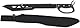 KS-11 Große Machete Scharf echt mit Tanto Klingenprofil und Sägerücken - stabilen Griff mit Handschutz – Gesamtlänge 65 cm – Survival Macheten Nylonholster Outdoor Buschmesser