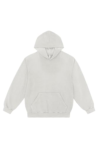 Long Sleeve Garment Dye French Terry Pullover Hoodie