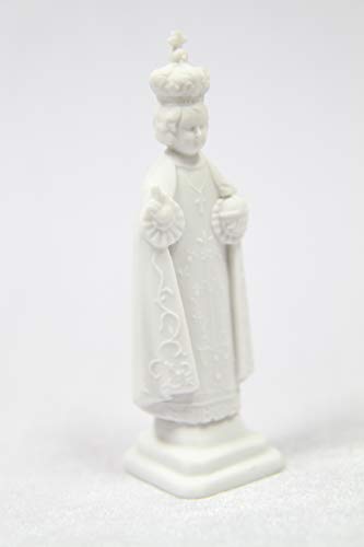 Estatua Infant Jesús de Praga 4.25 pulg Vittoria Italia miniatura 2