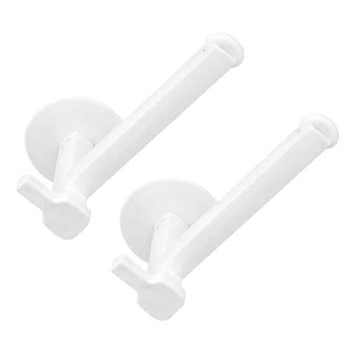 CVUTOVO 2個 粘着式壁掛けフック 目立たないホルダー 強力耐荷重 壁付け収納ラック 無線ルーター コンセント プラグ整理用 簡単貼付け 壁面