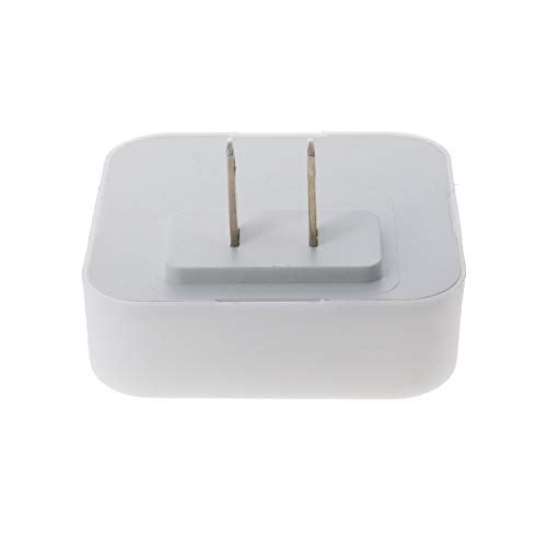 Image of Othmro ABS L65xW65xH68 Plug-in Night Light Warm Light LED Christmas Light Bulb Bed Lights with Auto Dusk-to-Dawn Sensor for Bedroom Kitchen Hallway White US Plug 2Pcs