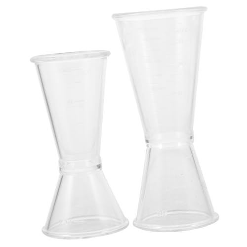 Mobestech 2piezas Jigger Para Coctelería y Resina Para Barman Herramienta De Medición