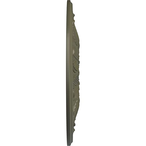 Image of Ekena Millwork CM22BOPTF 22 5 /8 OD x 1 3 /4 P Bordeaux Ceiling Medallion (fits Canopies up to 3 1 /4), Painted Turtle