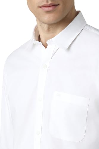 Image of Peter England Men's Premium Stretchable Cotton Solid Casual Shirt