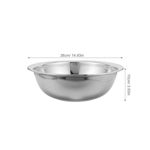 Seau à linge portable de 38 cm en acier inoxydable durable - 2