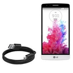BoxWave Cable Compatible with LG G3 Vigor - DirectSync Cable, Durable Charge and Sync