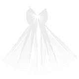 Tamaño adecuado: el tamaño del velo de arco es de 45x18cm, exquisitamente y de moda, asegurando la comodidad y el estilo durante toda su celebración.