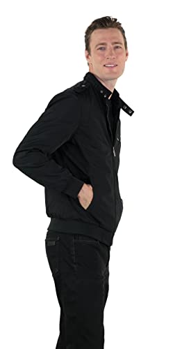 Members Only Men's Iconic Racer Quilted Lining Jacket |Slim Fit|2