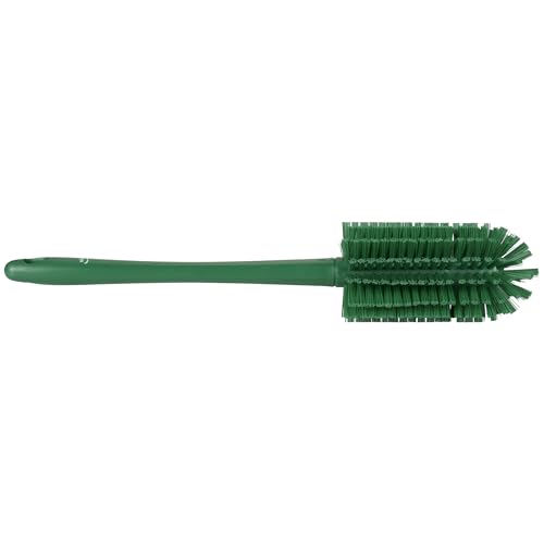 Image of Vikan 5382802 Pipe Brush with Handle, one Piece, 3.1 inch, Medium, Green